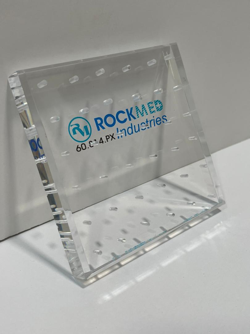 جای فرز شفاف و نشکن و قابل اتوکلاو راکمد