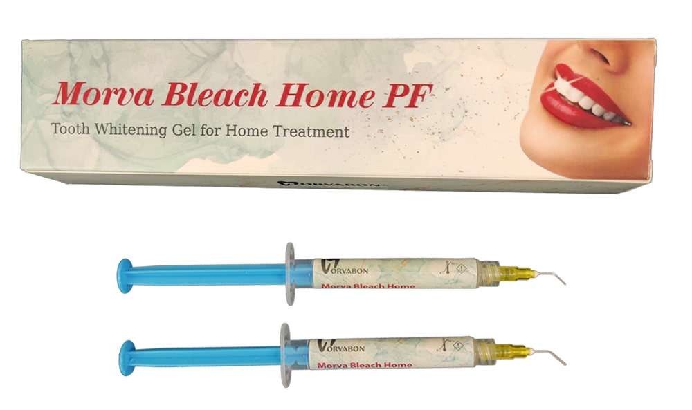 هوم بلیچینگ 6 سرنگ+2 تری حرارتی مروابن Morva Bleach Home Morvabon