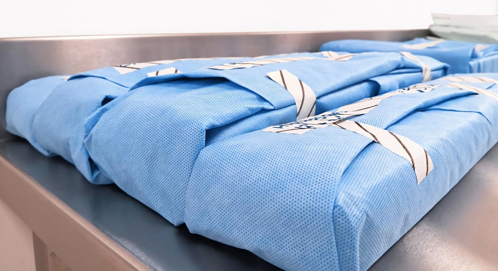 نحوه استفاده از رول چسب حرارتی اتوکلاو بر روی بسته 