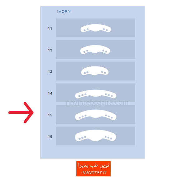 نوار ماتریکس ایوری سوراخدار هانینکرات | Matrixes Ivory