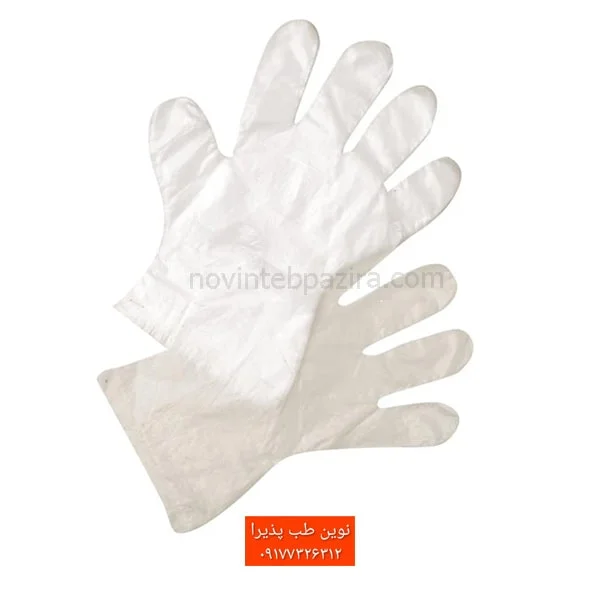 دستکش نایلونی یکبارمصرف