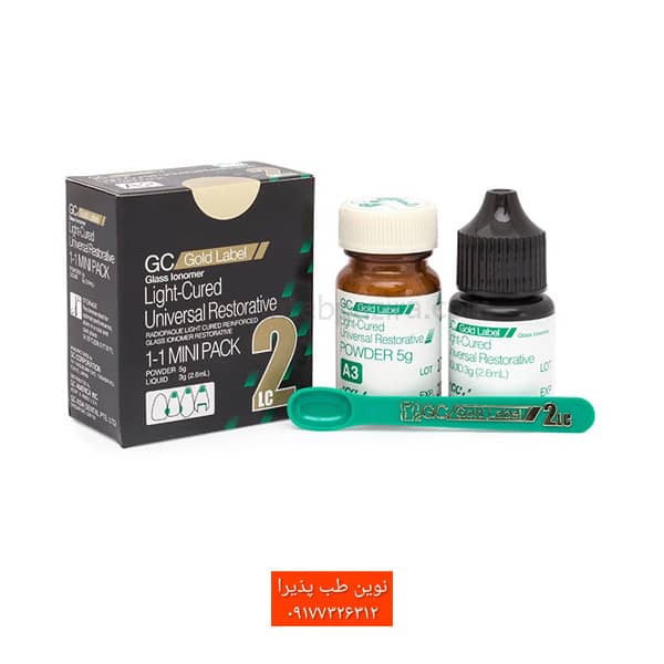 گلاس آینومر لایت کیور GC Fuji II LC Gold Label